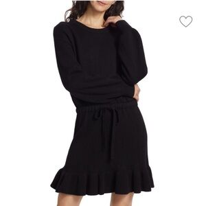 CINQ À SEPT Kiana Drop Shoulder Wool Blend Mini Dress